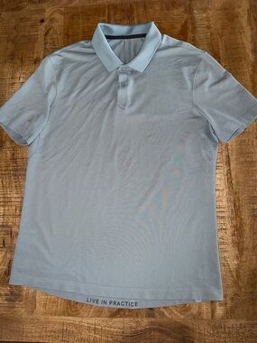 lululemon athletica Light Blue Men's Polo